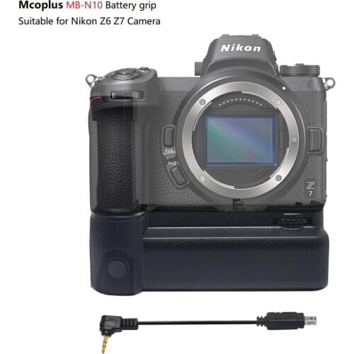 Mcoplus MB-N10 Vertical Battery Hand Grip Holder for Nikon Z6 Z7 DSLR Camera work with EN-EL15 battery