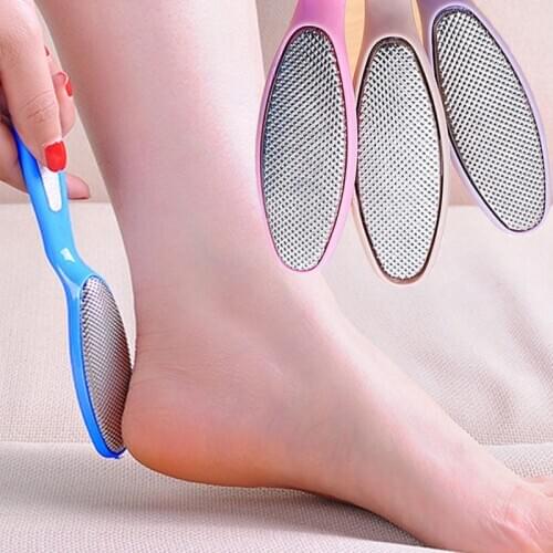 Double-sided matte foot rubbing board callus scrub foot scraper foot scrubbing brush to remove dead skin and horny foot stone