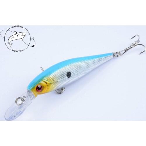 1Piece 10cm 9.6g Isca Artificial Wobblers Fishing Bait Lure Minnow Hard Bait With 2 Treble Hooks For Sea Pesca Tackle