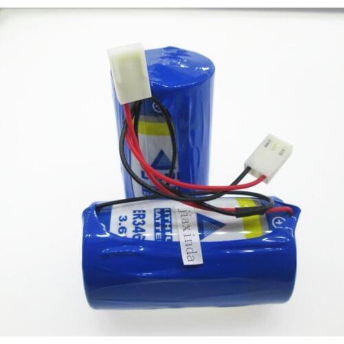 HOT NEW ER34615 34615 3.6V 1900mah lithium battery with plug(3 hole 2 line) Type D LI-ion battery free shipping