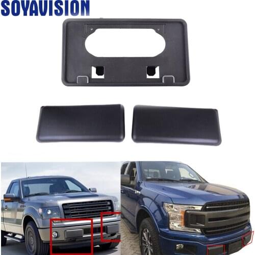 Car Front Bumper Pad Car Front Bumper License Plate Mount Bracket For Ford F150 2009-2014 License Plate Bracket Car Parts