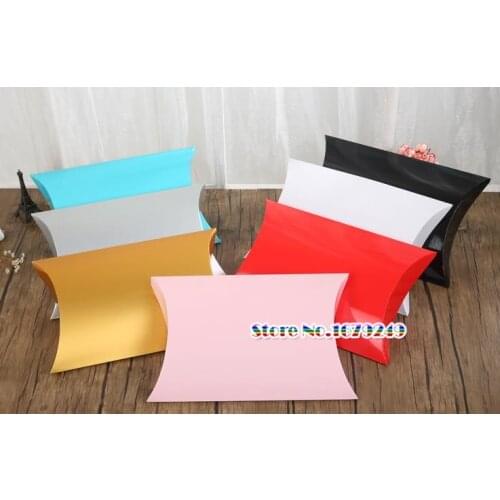 Pillow candy box,chocolate candy cookiecandy box wedding party gift pillow T shirt scarf packaging boxes 100pcs/Lot