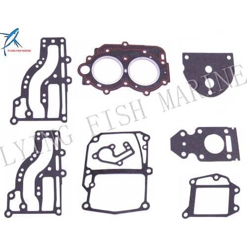 Boat Motor Complete Power Head Seal Gasket Kit for Yamaha 9.9hp 15hp 63V Outboard Engine