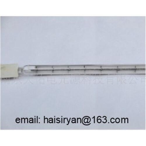 R7s customized 1300w 350mm short wave Single tube Electric halogen IR quartz glass heat elements for pet blowing machine price