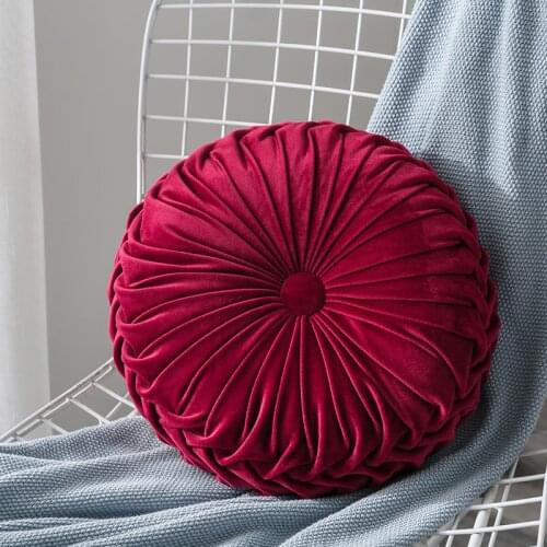 Luxury Thick Throw pillows Soft Corduroy Round DecorativeCushion Pad Seat Chair Home Decor Patio For Car Office Bed Throw pillow