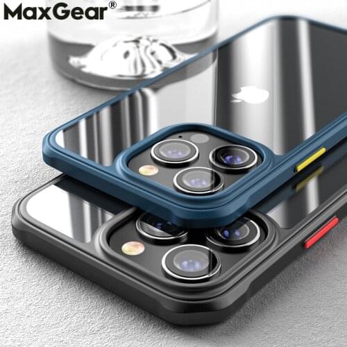 Luxury Transparent Case For iPhone 12 Pro Max 13 Mini Shockproof Bumper For iPhone 11 Pro 7 8 Plus XR X XS SE 2020 2 Armor Cover