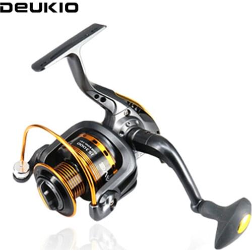 DEUKIO JS1000-7000 Spinning Reel Water Resistance Max Drag Power 8kg 5.0:1 Bass Pike Fishing Saltwater Spinning Wheel Carret