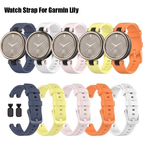 Silicone Wrist Band For Garmin Lily Smart Watch Replacement Watchband Strap For Garmin Lily Accessories