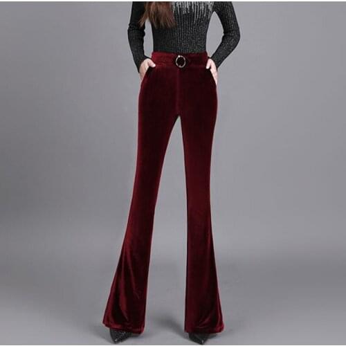 Женские бархатные брюки Smlinan China At AliExpress