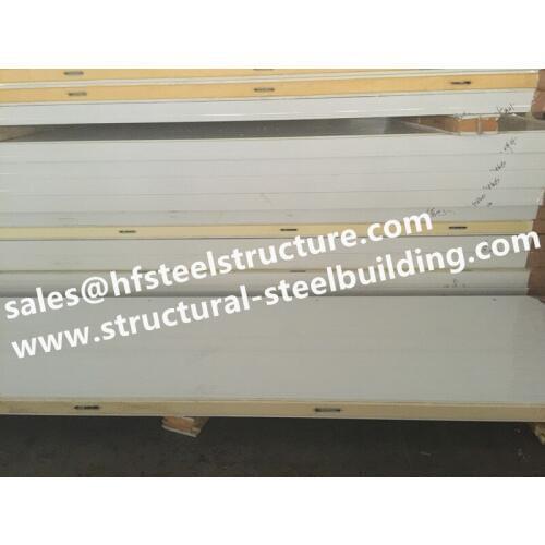 Container walk in cold room panel, polyurethane pu sandwich panel for blast freezer thermal insulation performance