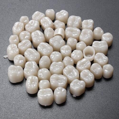 115pcs Resin Teeth Dentistry Dental Temporary Crown Material For Anterior & Molar Teeth Protecting Oral Care Whitening Stable