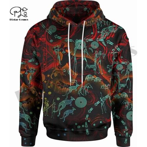 PLstar Cosmos 3DPrint Native Australian Tribe National Culture Amazing Harajuku Streetwear Funny Unisex Hoodies/Sweatshirt/Zip 4