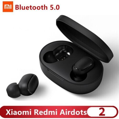 In Stock Xiaomi Redmi AirDots 2 Wireless Bluetooth 5.0 Charging Earphone In-Ear stereo bass Earphones Ture Wireless Earbuds AI C