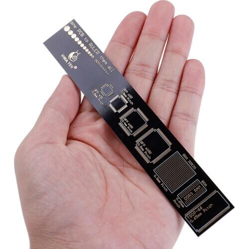 1PCS PCB Ruler For Electronic Engineers For Geeks Makers For Arduino Fans PCB Reference Ruler PCB Packaging Units Tool