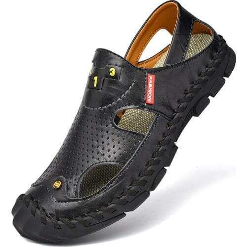 2020 Summer New Size Sandals Men Shoes Mans Footwear Crocuses For Men Beach Dual Purpose Zapatos De Hombre Chaussure Homme