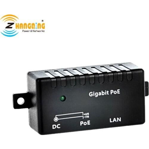 802.3af Gigabit PoE Injector 24V 48V Passive PoE Injector for Access Point MikroTik PoE Camera UBNT Devices