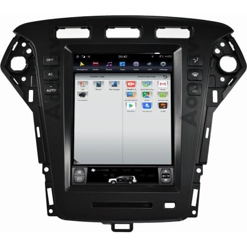AOONAV 10.4 inch car GPS Radio GPS navigation For FORD-mondeo /fusion mk4 2007-2011 DVD player Android 9.0 vertical screen