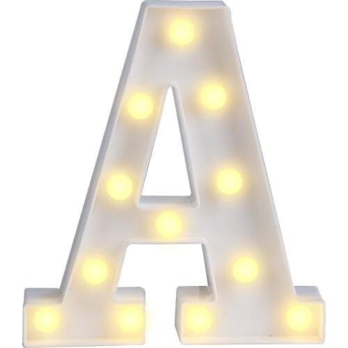 Retro Large LED Subtitles Alphabet Letter A Symbol Lamp Logo XMAS Wedding Party