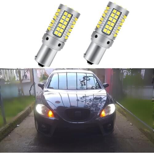 For Seat Leon MK2 1P 1P1 2005 2006 2007 2008 2009 2010 2011 2012 Led Exterior light For Front Turn Signal Backup Daytime Running