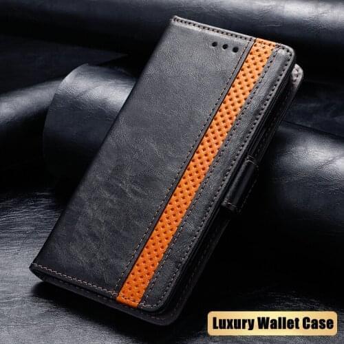 Retro Leather Case For Oppo F9 F11 F17 F19 Pro Plus F15 A11X A7X A9X AX5 AX7 Wallet Flip Book Case Cover For Oppo Find X3 Pro