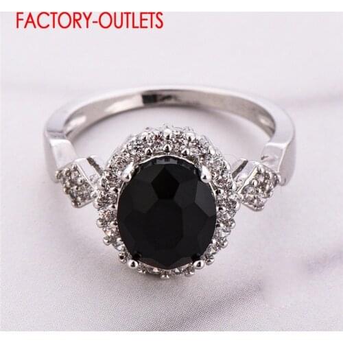 Drop Shipping Quite Beautiful Crystal Rings For Young Girls Genuine 925 Sterling Silver Rings With Bright Crystal For Women