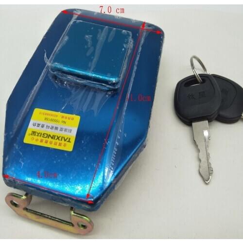 A681 Motorcycle Fuel Gas Tank Cap Cover With Key For WUYANG WY125-A-C Fuel Tank Cover Fuel Tank Lock 125 Fuel Tank