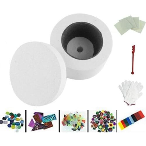 9pcs set Glass Fusing Kiln Kit Fuseworks Begginer Kiln Kit For Glass Fusing In Microwave Kiln