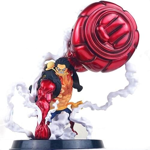 New One-Piece Luffy Four-Speed Snake-Man Shape Japanese Anime Doll Toy Peripheral PVC Movable Model Luffy Ornaments