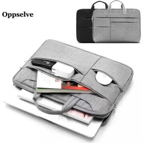 Oppselve Laptop Sleeve Case Bag for Macbook Air 11 Air 13 Pro 13 Pro 15 Waterproof Computer Cover Notebook Handbag 14 15.6 inch