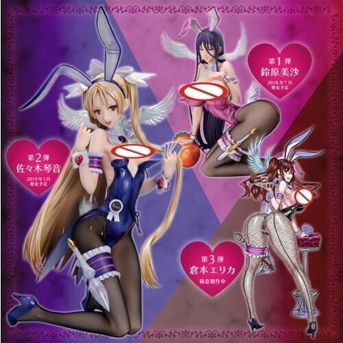 Native BINDing Sexy Figure Raita Magical Girl Series Kotone Sasaki Bunny Girl PVC Action Figure Japanese Anime Figure Doll Gift