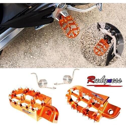 Foot Pegs FootRest Footpegs Rests Pedals For SX SXF EXC EXCF XC XCF XCW XCFW 65 85 125 150 200 250 300 350 -1290 ADVENTURE