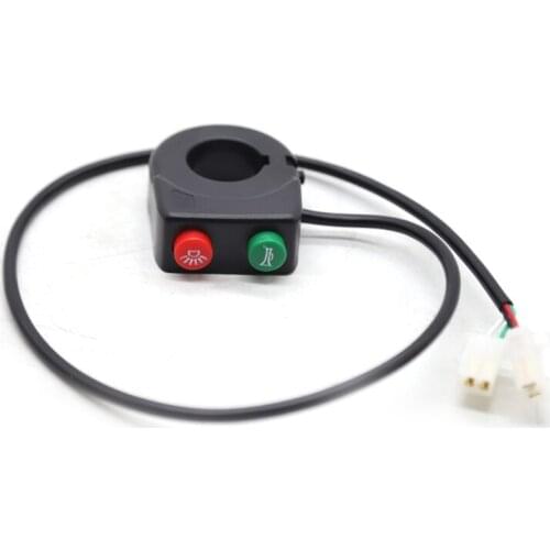 Easy Installation Handlebar Controller Switch Motorbike Headlight Control Button Spotlight On/Off Push Button