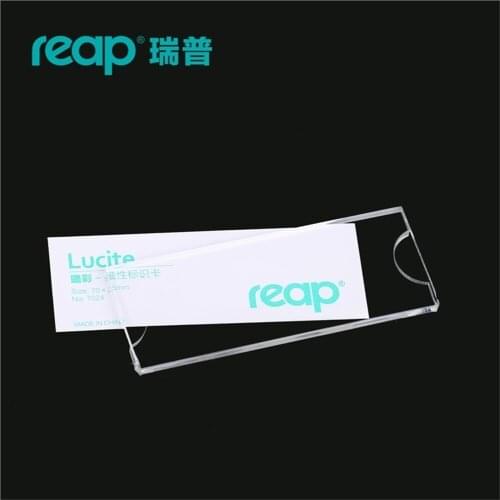 Reap7019 10pcs/1 Lot Acrylic Lucite Pins Name Tag Badge Holder Pin Badges Id Holders Work Employee Card