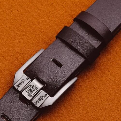 New Fashion Mens Genuine Leather Belts Designer Belt for Man Pin Buckle with Leather Strap Business Dress Male Belts