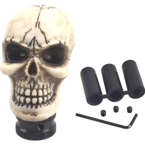 Skull gear shift knob car manual shift lever shift lever auto parts decorative knob shift knob