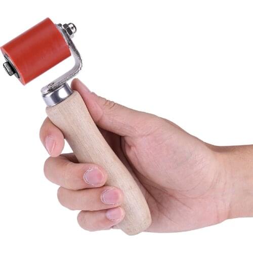 40mm Silicone High Temperature Resistant Seam Hand Pressure Roller Roofing PVC Welding Tool Hand Pressure Roller Roofing