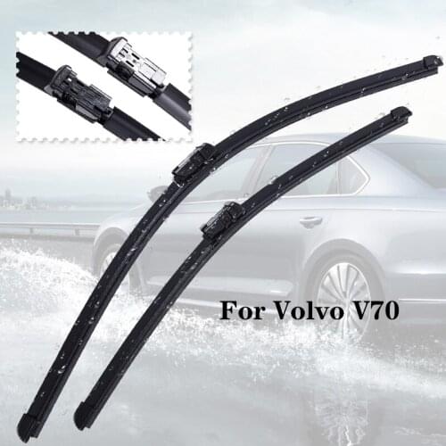 Wiper blades For Volvo V70 from 2005 2006 2007 2008 2009 2010 2011 2012 2013 to 2016 Clean car windshield