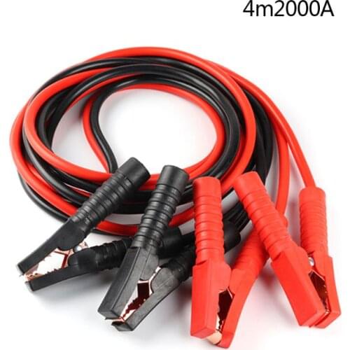 Heavy Duty 2000AMP 4M Car Battery Jump Leads Booster Cables Jumper Cable For Car U2JA