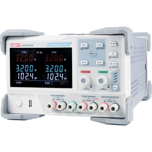 UNI-T UDP3303A Industrial Linear DC Regulated Power Supply 3 Output High Precision Digital Display Power Supply 110 - 230V