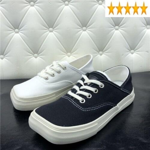 Preppy Women Leisure White Style Lace-Up Canvas Sneakers Spring Fashion Student Flats Shoes Loafers Espadrilles