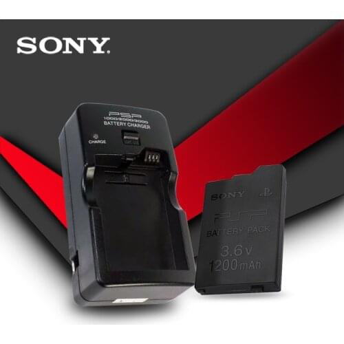 1pc for Sony PSP2000 PSP3000 PSP 2000 PSP 3000 Gamepad PlayStation Portable Controller 1200mAh Replacment Batteries AND Charger