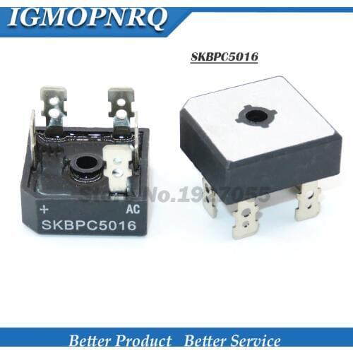1PCS SKBPC5016 KBPC5016 C5016 DIP 50A 1600V SKBPC 5016 Three-phase rectifier bridge Five-legged bridge rectifier bridge stack