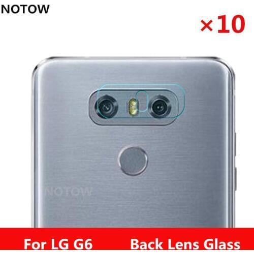 NOTOW10pcs/lot flexible Rear Transparent Camera Lens Tempered Glass Film Protector For LG G6 G600S H870 H870K for LG G6plus