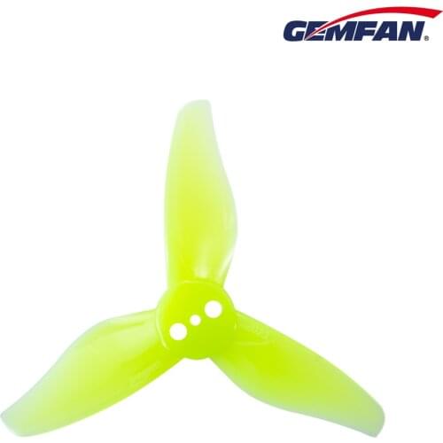 4Pairs Gemfan Hurricane 2023 2X2.3X3 3-Blade Toothpick Propeller 1mm 1.5mm for RC FPV Racing Freestyle 2inch Toothpick Drones