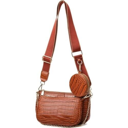 3PCS Women Purse High Quality Purses And Handbags Luxury Designer Chain Bag New Fashion Handbag Designer Crossbody Bag For Women