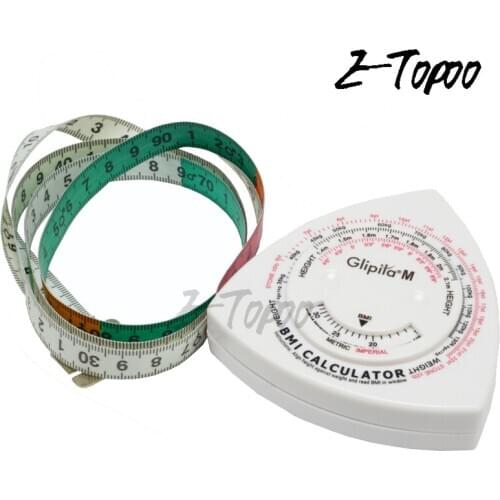 30/Lot Accurate BMI Calculator Triangle shape BMI body measure tape