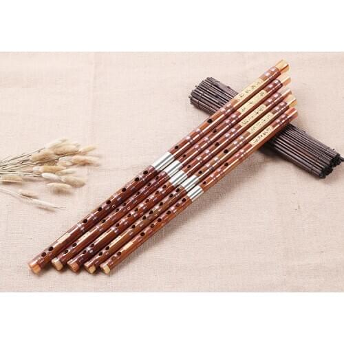 High Quality Bamboo Flute Professional Woodwind Flutes Musical instruments C D E F G Key Chinese dizi Transversal Flauta