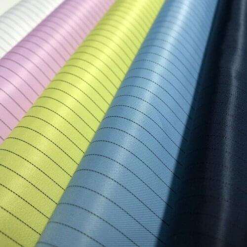Free Shipping Size 1.5*1m 100D Stripe Anti-Static Dust-Free Cloth Dust-Proof Cloth Anti-Static Fabric