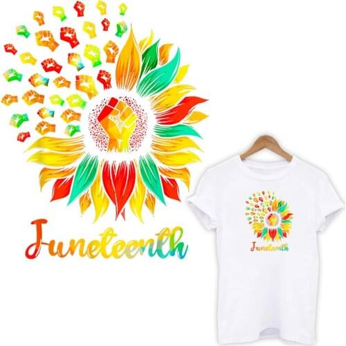 DIY Cartoon Flower Heat Transfer Sticker For Vogue Girl Clothing Patch 1 Piece. T275