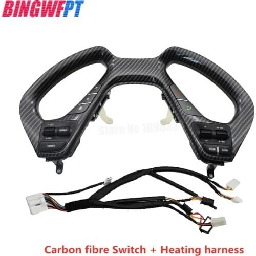 Three colors available ) New For KIA CERATO K3 2016 2017 Steering wheel audio volume music control button switch